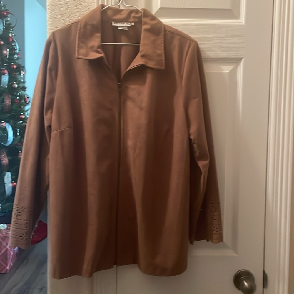 Passports Woman lightweight Front Zip Jacket 1X